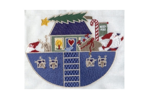 A Cozy Review of the Santa's Ark Filled Embroidery Design
