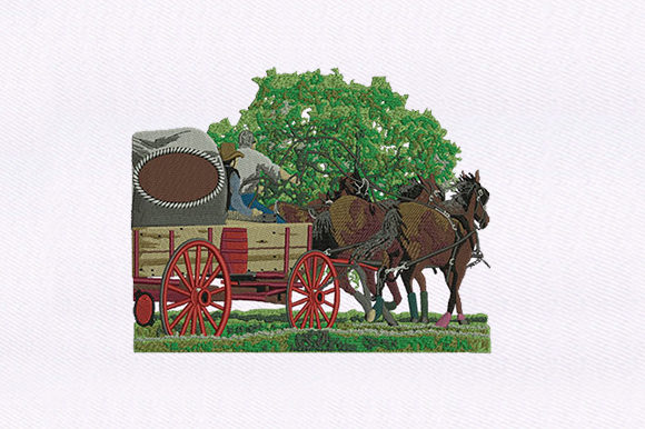 A Cozy, Rustic Review of Carriage Cowboys Embroidery