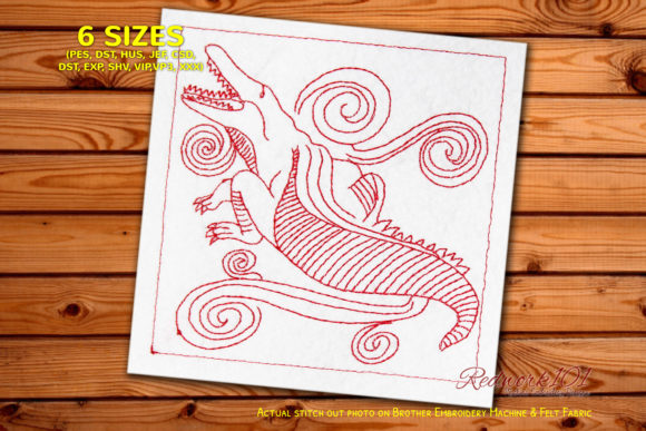 A Creepy Crocodile Design for Seasonal Ambiance