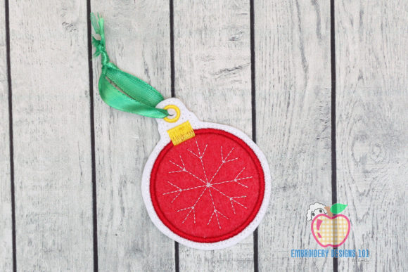 A Designer's Look at the Snowflake Christmas Ball Ornament