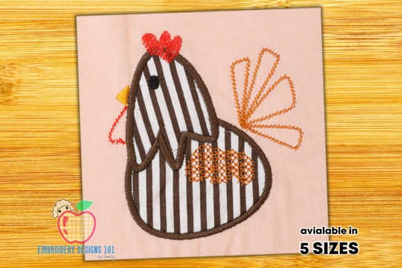A Designer's Review of the Sweet Hen Applique Embroidery