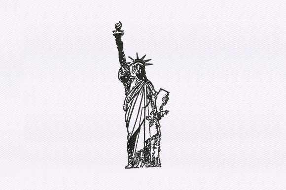 A Detailed Review of the Statue of Liberty Embroidery Design