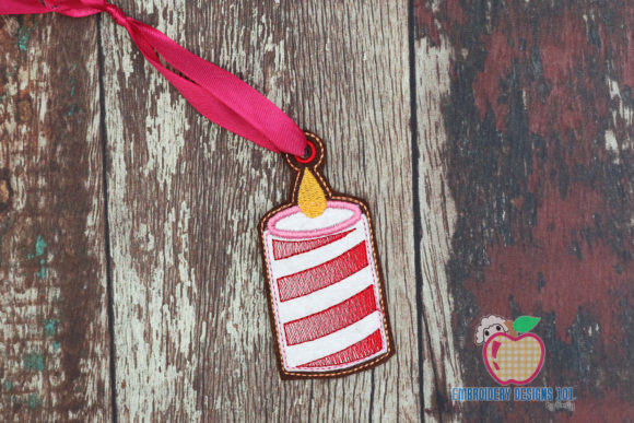 A Festive Review of the Christmas Decoration with Candles Embroidery