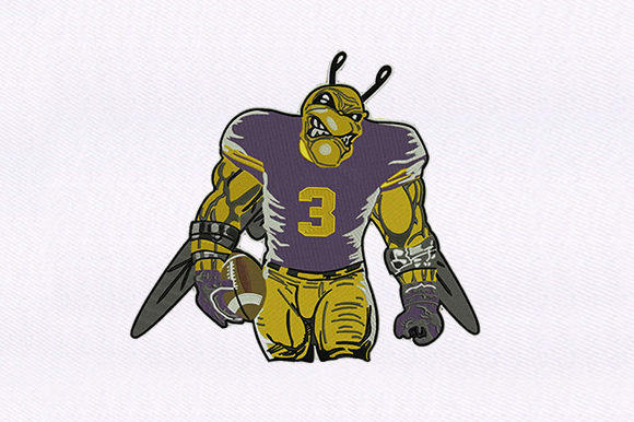 A Playful and Practical Embroidery Review: Football Playing Bug
