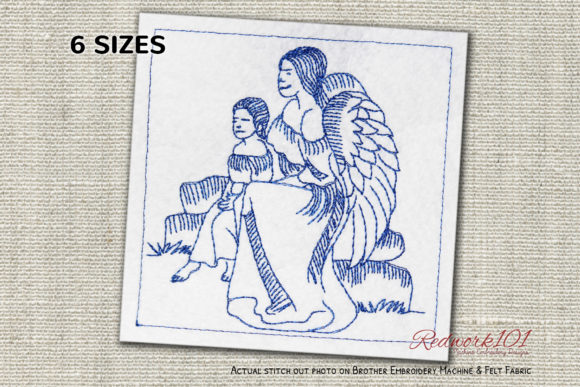 A Professional Review of the Helper Angels Lineart Embroidery File
