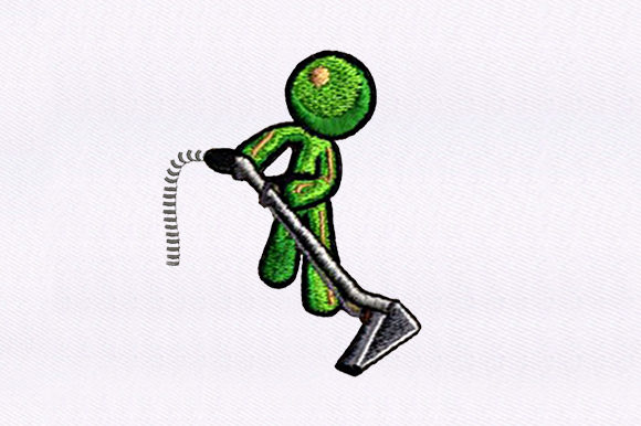 A Professional's Take on the Vacuuming Emoji Figure
