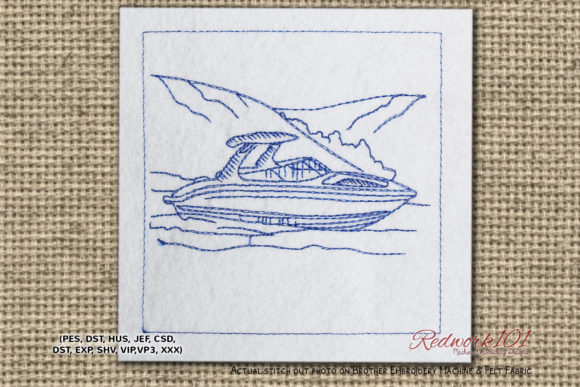 A Real-World Review of the Bowrider Boat Redwork Embroidery Design
