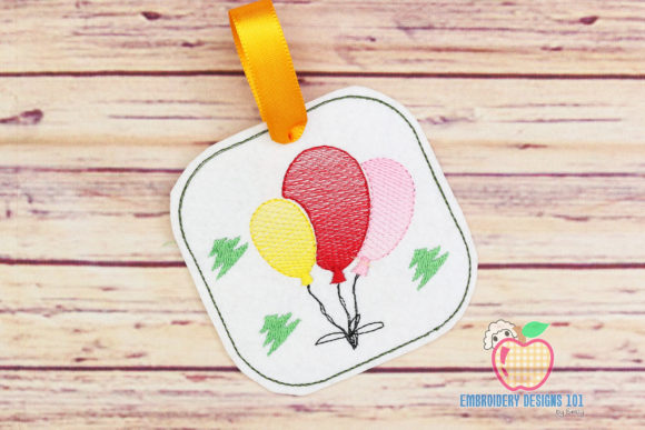 Bunch of Balloons Ornament: A Sweet Embroidery Design Review