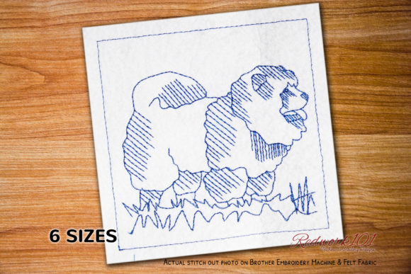 Chow Chow Dog: A Boutique Sweatshirt Embroidery Review