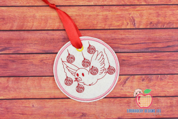 Christmas Bird ITH Ornament: A Designer's Review for Craft Fair Success