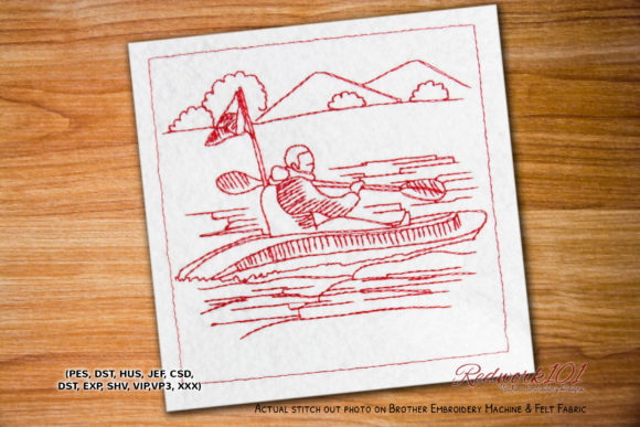 Lake Boating: A Seasonal Embroidery Review