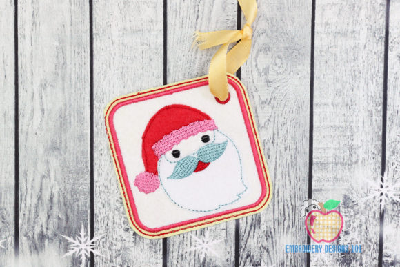 Santa Face Ornament: A Festive Embroidery Design Review