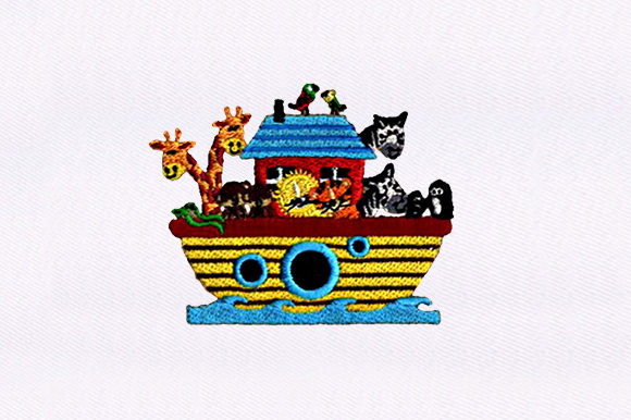 Ship Full of Animals: A Holiday Embroidery Treasure